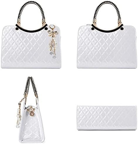 Shiny Patent Leather Women's Wallet Shoulder Bag Women's Fashion Handbag Crossbody Shoulder Bag