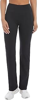 Jockey Womens Premium Pocket Slim Flare Yoga Pants