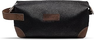 MANSCAPED® The Shed Men's Premium Quality Toiletry Bag, PU Leather Dopp Kit, Bathroom Travel Bag, Shaving Kit Case, Trimmer Bag
