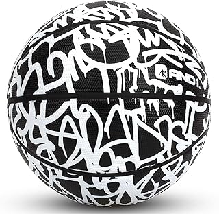 AND1 Chaos Rubber Basketball: Game Ready, Office Regulation Size (29.5”) Streetball, Made for Indoor/Outdoor Basketball Games-