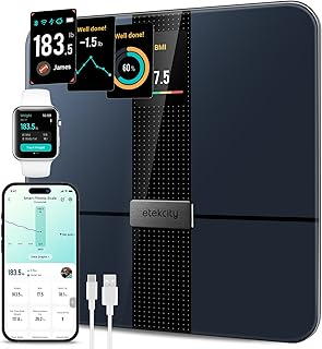 Etekcity FSA&HSA Eligible Smart Scale for Body Weight Fat, Digital Bathroom Weighing Machine for