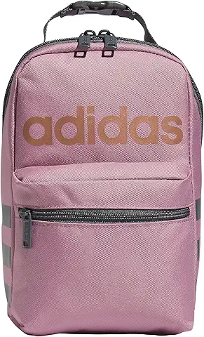Adidas Unisex Santiago Insulated Lunch Bag, Signal Pink
