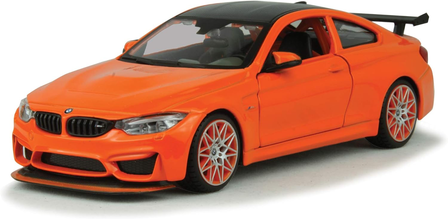 BMW M4 GTS Orange with Carbon Top and Orange Wheels